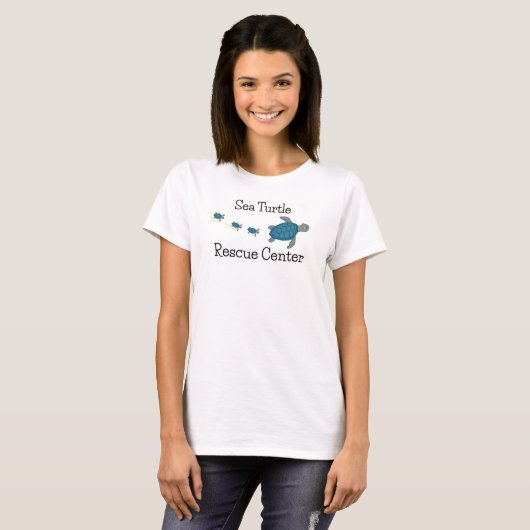 Zee Turtles Design T-shirt (Voorkant volledig)