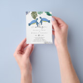 Zee Turtles Weddenblauw Geel Flyer (Hand)