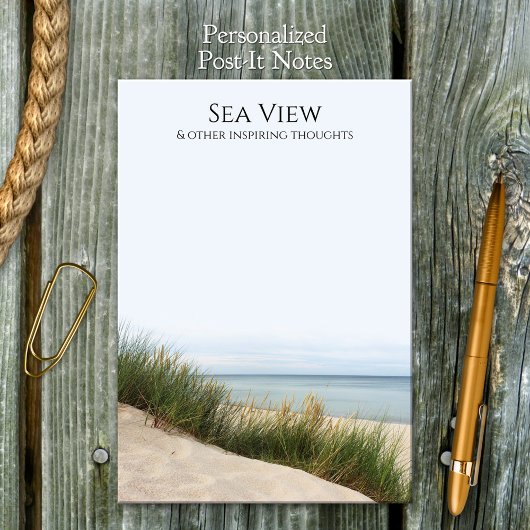 Zee Uitzicht Beach Dunes Post-it Notes
