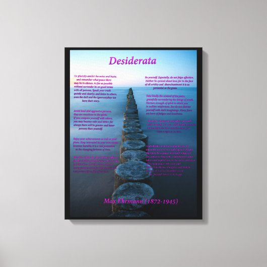 Zee Uitzicht Canvas Afdruk (Voorkant)