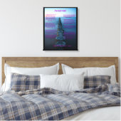 Zee Uitzicht Canvas Afdruk (Insitu (Slaapkamer))