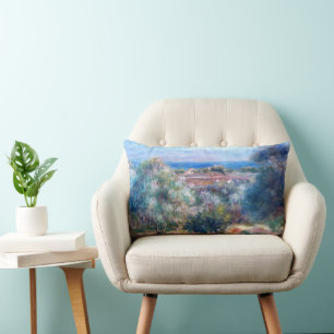 Zee uitzicht van Auguste Renoir Kussen
