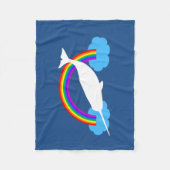 Zee Unicorn Fleece Deken (Voorkant)