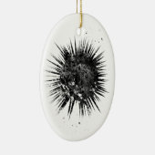 Zee Urchin Keramisch Ornament (Rechts)