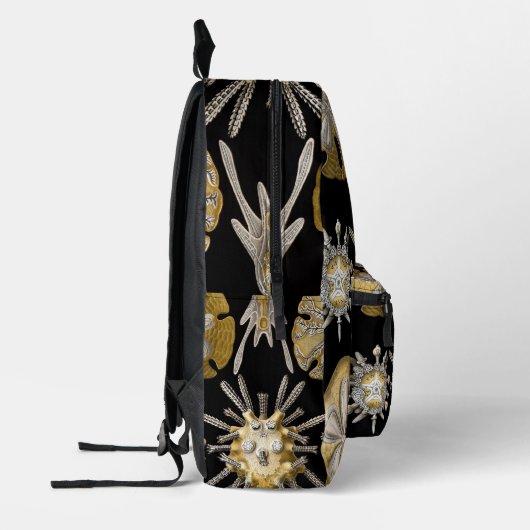 Zee Urchins Zanddollars van Ernst Haeckel Bedrukte Rugzak (Links)