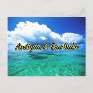 Zee van Antigua en Barbuda Briefkaart