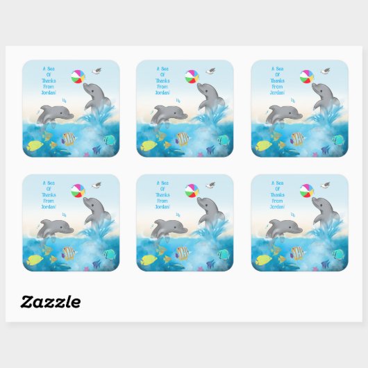 Zee van Bedankt Sticker (Vel)