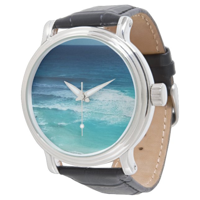 Zee van Cancun Horloge (Gekanteld)
