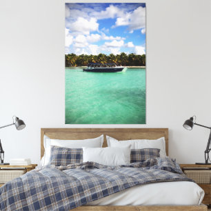 Zee van de Dominicaanse Republiek Canvas Afdruk