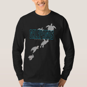 Zee van de Galapagos eilanden schildpadden scuba d T-shirt