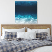 Zee van de oceaan onder het Zee Canvas Afdruk (Insitu (Slaapkamer))
