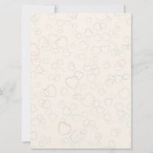 Zee van de Uitnodiging van het Liefde Wedding (Achterkant)