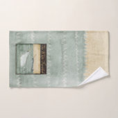 Zee van de zeescheepvaart op de Narwhale Whale uni Handdoeken (Handdoek)