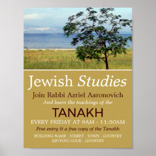 Zee van Galilea, Israël, jodendom, joodse studies Poster