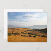 Zee van Galilee Feestdagenkaart (Voorkant / Achterkant)