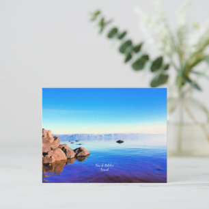 Zee van Galilee, Israëlische schilderachtig foto Briefkaart