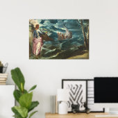 Zee van Galilee - Jacopo Tintoretto Fine Art Poste Poster (Thuiskantoor)