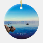 Zee van Galilee Keramisch Ornament (Achterkant)