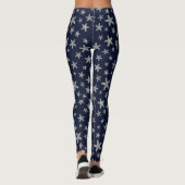 Zee van het tongpatroon leggings (Achterkant)