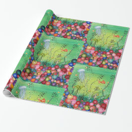 Zee van kleur cadeaupapier