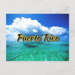 Zee van Puerto Rico Briefkaart