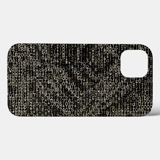Zee van Sepia Digital Tech Abstract Case-Mate iPhone Case (Achterkant (horizontaal))
