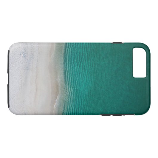 Zee van Tropical Beach Turquoise Case-Mate iPhone Case (Achterkant (Horizontaal))