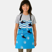 Zee van zeehaaien Dierlijk Kind Schort (Insitu)