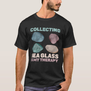 Zee verzamelen is mijn therapie Beachcomber Pul T-shirt
