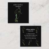 Zee vierkant Visitekaartje (Voorkant / Achterkant)