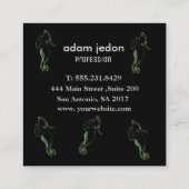 Zee vierkant Visitekaartje (Achterkant)