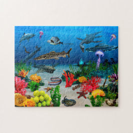 Zee vispuzzel Leven onder water Zee Legpuzzel