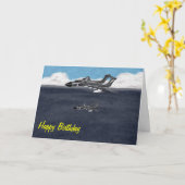 Zee Vixen FAA Verjaardag Kaart (Gele Bloem)