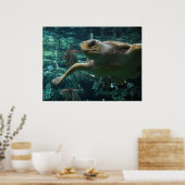 Zee voor Logger Head Poster (Keuken)
