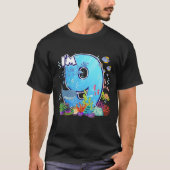 Zee walvis vis oceaan Ik ben 9 jaar oud jongens 9 T-shirt (Voorkant)