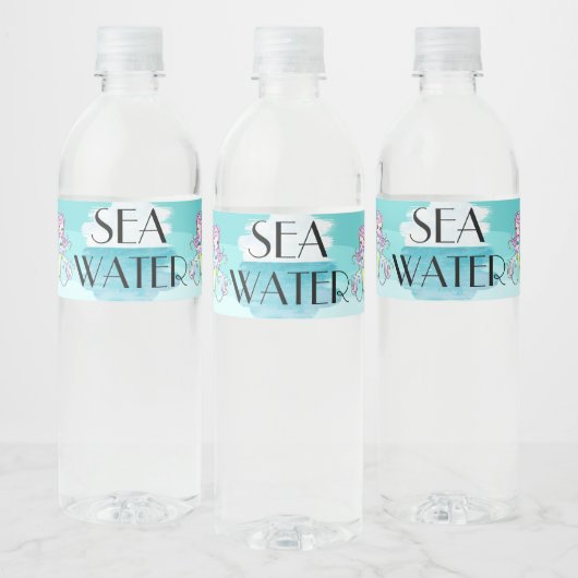 Zee Water Feest Labels Waterfles Etiket (Flessen)
