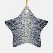 Zee waterpatroon keramisch ornament (Achterkant)