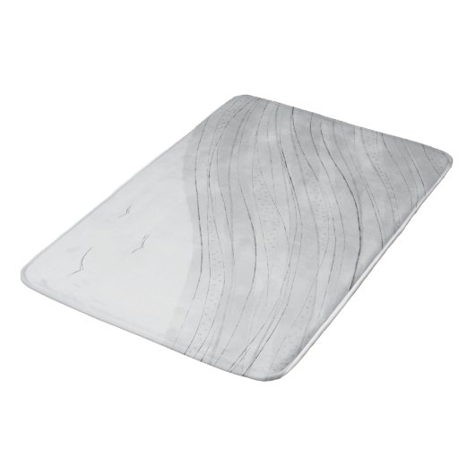 Zee Waves Kitchen Towel Placemat Badmat (Gekanteld)