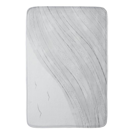 Zee Waves Kitchen Towel Placemat Badmat (Voorkant Verticaal)