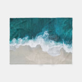 Zee Waves - Maldiven Shore Fleece Deken (Voorkant (Horizontaal))