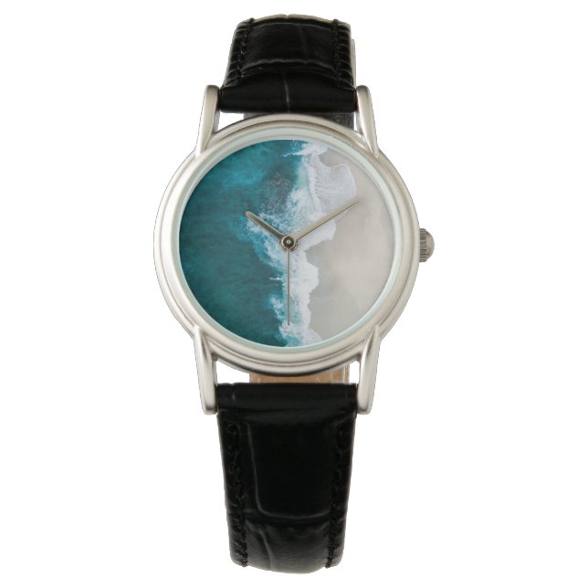 Zee Waves - Maldiven Shore Horloge (Voorkant)