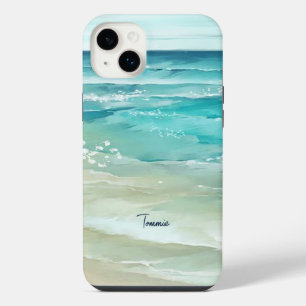 Zee Waves Waterverf Tropische Oceaan