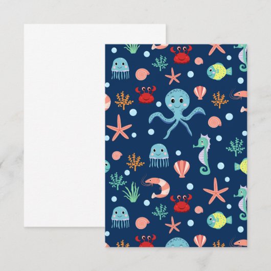 Zee wereld (Voorkant / Achterkant)