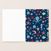 Zee wereld folie kaarten (Binnen)