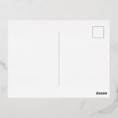 Zee wereld folie uitnodiging briefkaart (Achterkant)