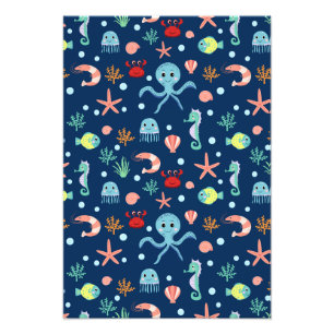 Zee wereld foto afdruk