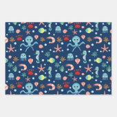 Zee wereld inpakpapier vel (Voorkant 3)