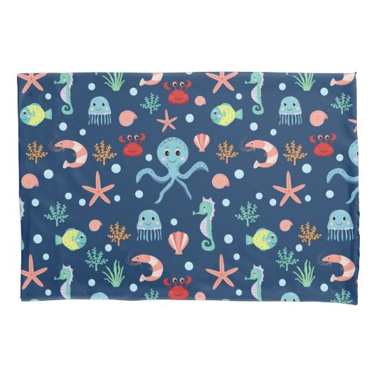 Zee wereld kussensloop (Voorkant-Links)