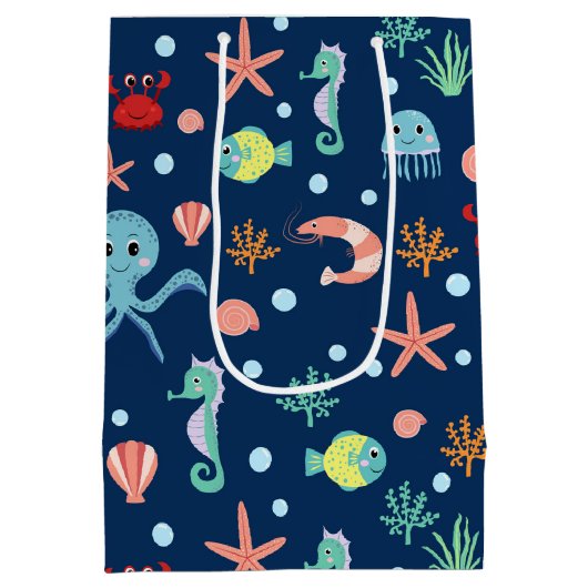 Zee wereld medium cadeauzakje (Achterkant)