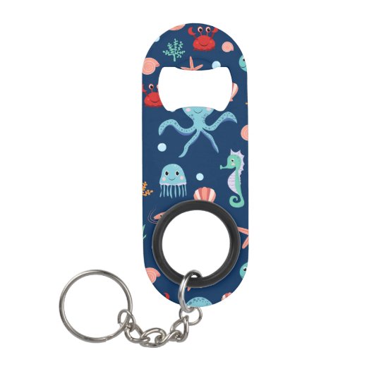Zee wereld mini flessenopener (Voorkant)
